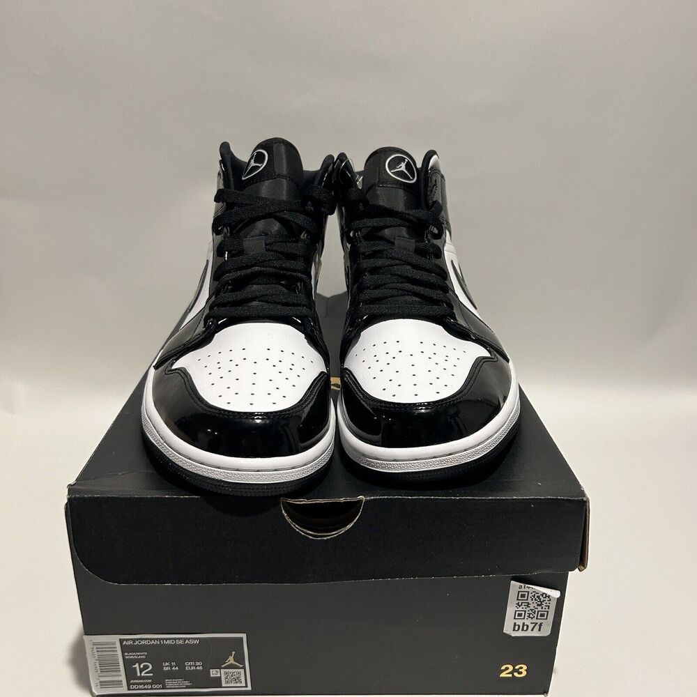 Nike Shoes Air Jordan 1 Retro Mid SE “All-Star/Carbon Fiber” 2024 - Picture 2 of 6